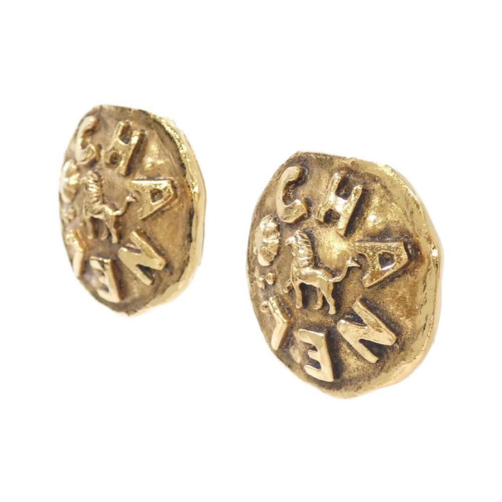 CHANEL Authentic Gold Earrings - Picture 2 of 3